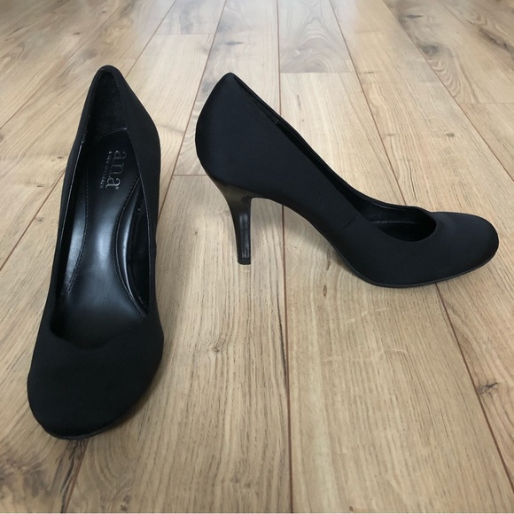 Women’s a.n.a A New Approach Black high heel pumps size 8 - Picture 2 of 11